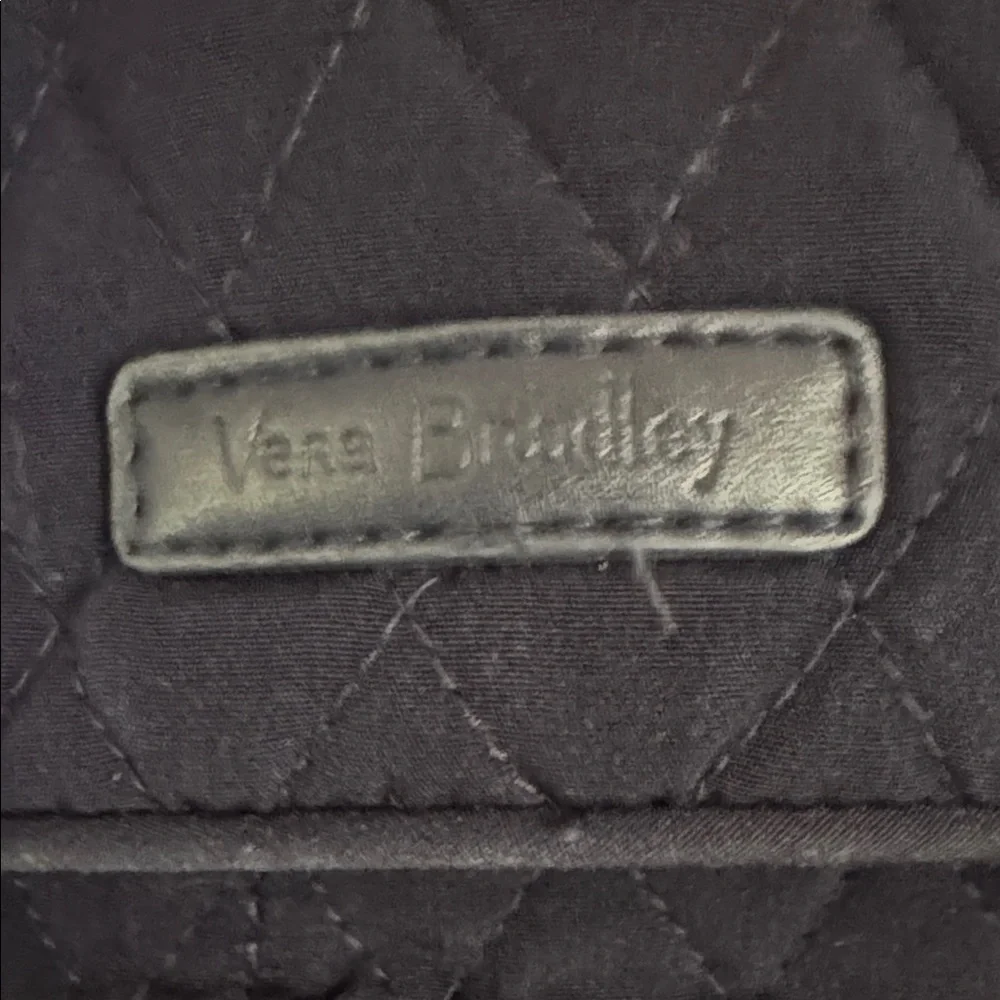Vera Bradley Navy Quilted Laptop Bag